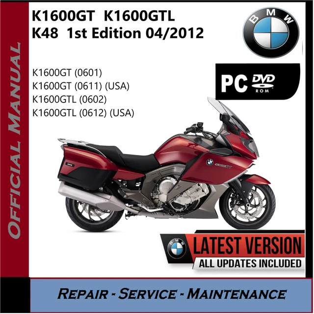 thumbnail image 2 of BMW K1600GT / K1600GTL Workshop Service Manual – 2017 K48 (09/2017 Edition) – USB Drive 2 of 3