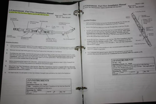 EGT 701 & FS450 Installation Manual for Fuel Flow 3