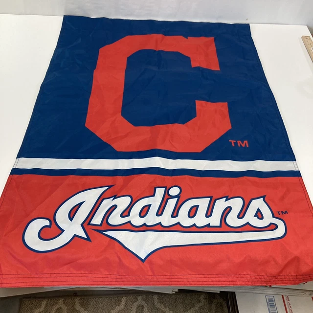 Cleveland Indians Lawn Yard Flag Wall Hanging 27"x40"