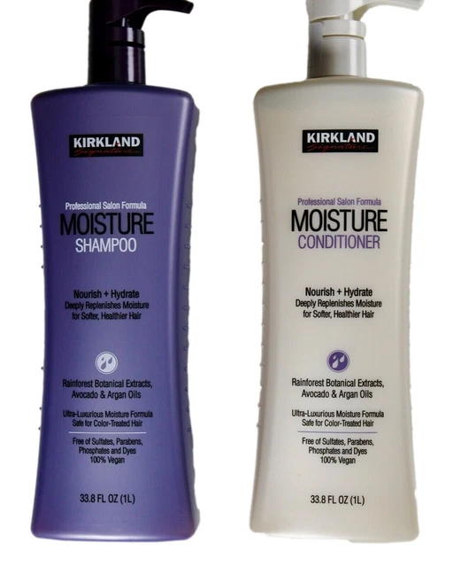 KIRKLAND SIGNATURE MOISTURE Shampoo & Conditioner Bundle set Color