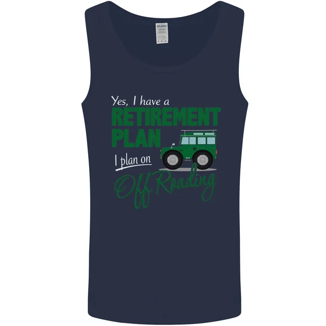 Gilet da uomo divertente Retirement Plan Off Roading 4X4 Road 3