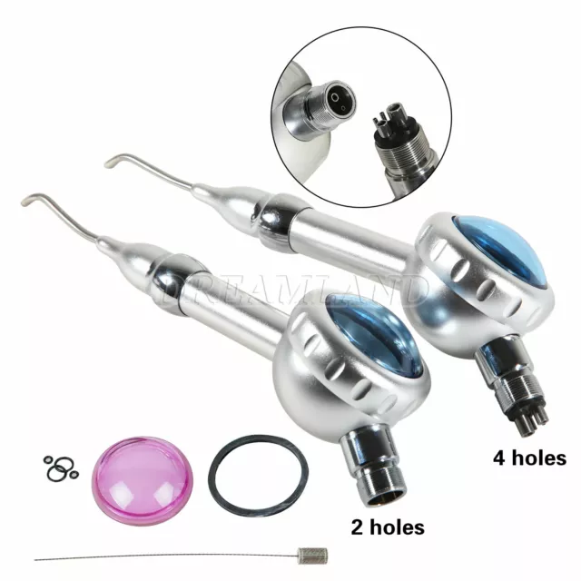 Dental Air Flow Teeth Polishing Polisher Handpiece Hygiene Prophy Jet 2/4 Holes