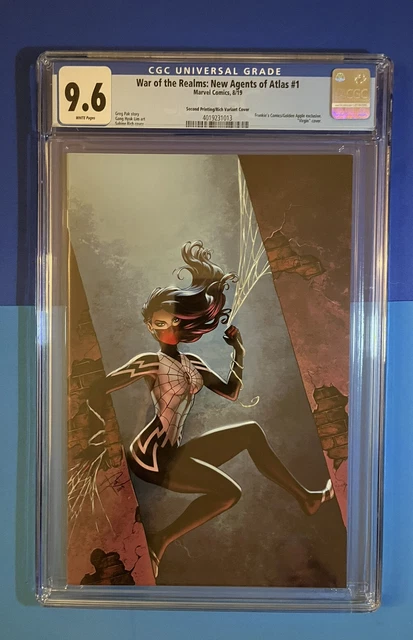 🔥War of the Realms New Agents of Atlas 1 CGC 9.6 Sabine Rich Virgin Variant🔥