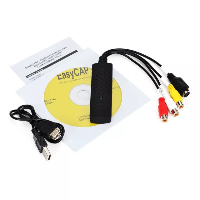 Convertir des bandes VHS en DVD avec adaptateur de capture vidéo USB 2 0 haute