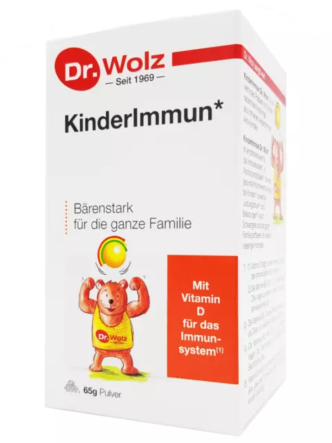 Dr. Wolz KinderImmun* 65g Pulver Immunnährstoffkombination* ganze Familie 12/24