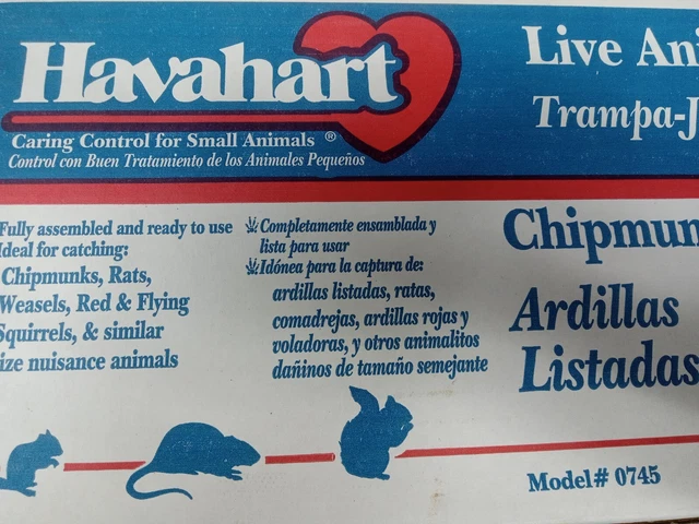 Havahart 0745 Medium Live Game Animal Trap 1 Door Chipmunk & Squirrel Trap Cage