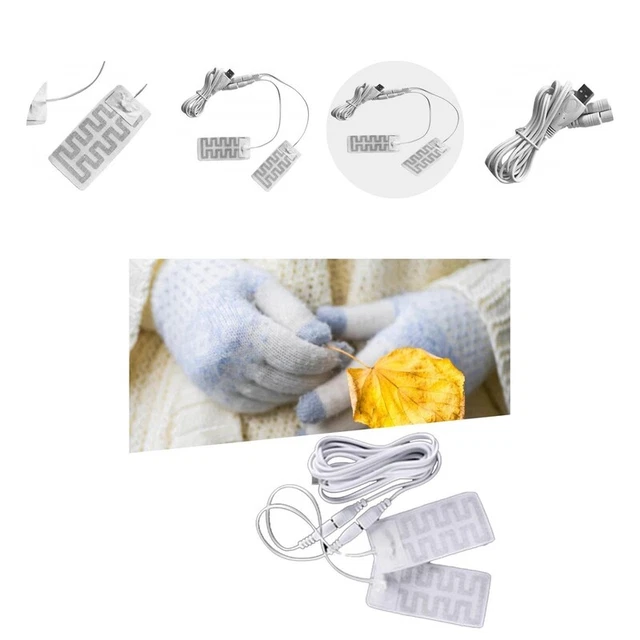1 par de guantes P-SH-OD-1304 placa calefactora ligera aliviar el dolor útiles