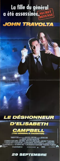 Affiche Cinéma LE DÉSHONNEUR D'ELISABETH CAMPBELL 60x160cm Poster John Travolta