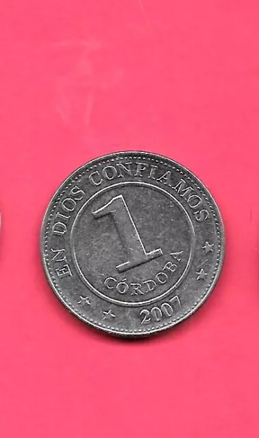Nicaragua Km101 2002 Unc-Uncirculated Mint Large Older Cordoba Coin