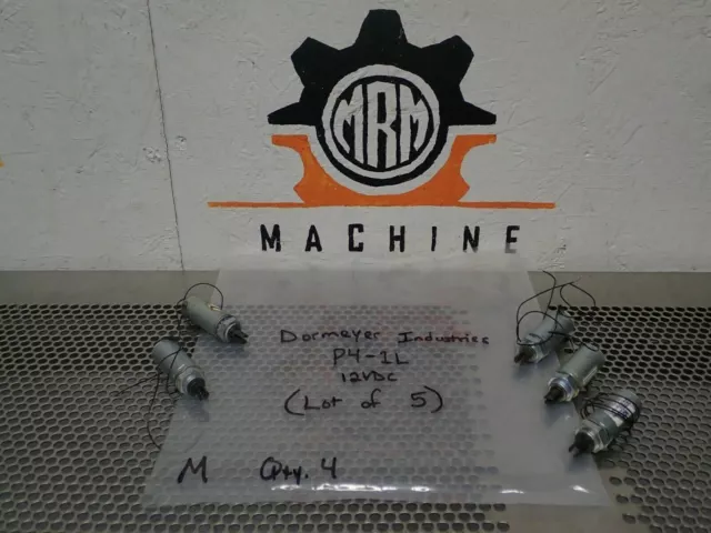 Dormeyer Industries P4-1L 12VDC Solenoids New No Box (Lot of 5) See All Pictures