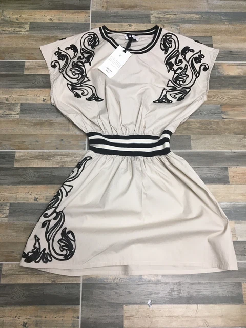 Abito Vestito Maglia In Cotone Gaelle Nuovo Con Etichetta Taglia 0 40 42 Xs S