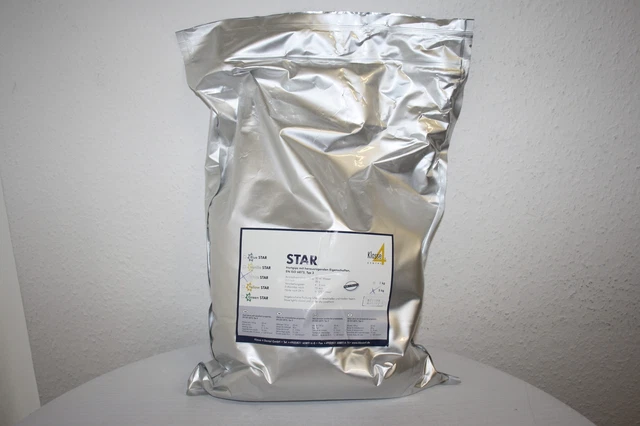 Hard Plaster Powder WHITE STAR 5 kg hard plaster with outstanding properties EN ISO 6837 ...