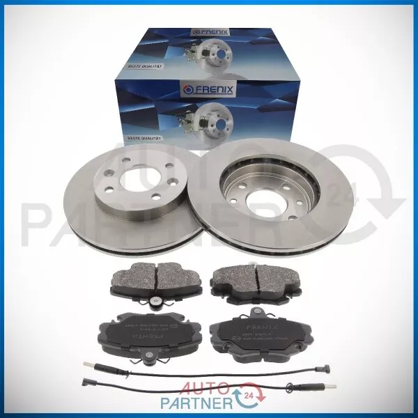 Discos de Freno Pastillas para Renault 19 Clio Megane Thalia Ø238mm Delant.