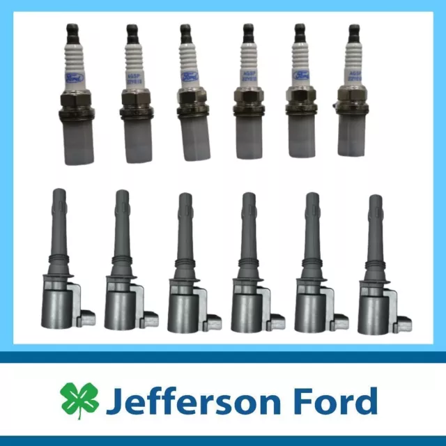 Genuine Ford Falcon BF & Territory Spark Plug & Ignition CoiLS Kit (Set of 6)