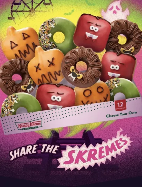 1000 Smiles Krispy Kreme Code RRP £20.95 In-Store/Online Choose Your Own Dozen