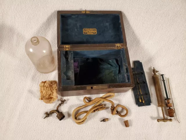 Antique Doctors Surgical Set Civil War Era Codman & Shurtleff Dental Instruments
