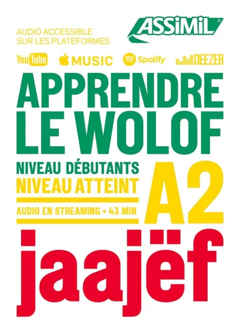 Apprendre Le Wolof Niveau A2 : Débutants A2 Par Diouf, Jean Leopold, Neuf Bo