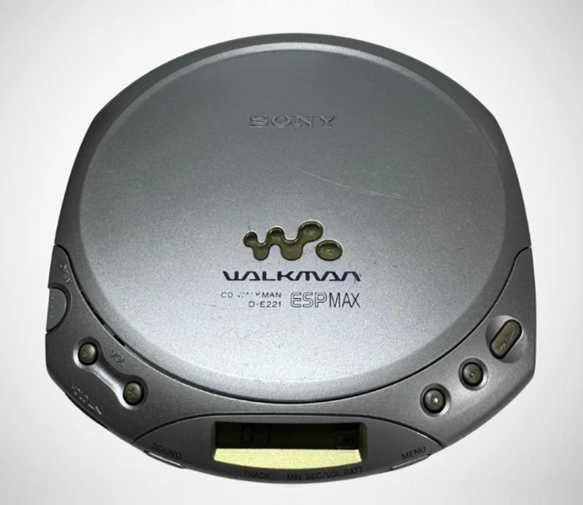 SONY WALKMAN D-E221 Personal CD Player ESP Max - Tested Works