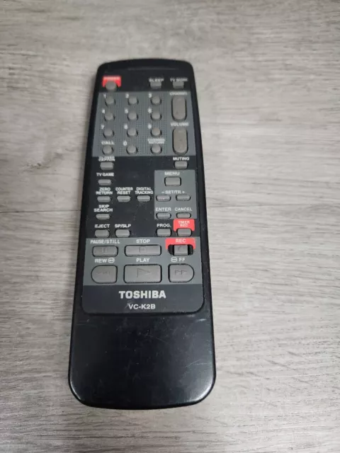 Authentic OEM Toshiba VC-K2B TV / VCR Combo System Remote Control Unit MV13K2