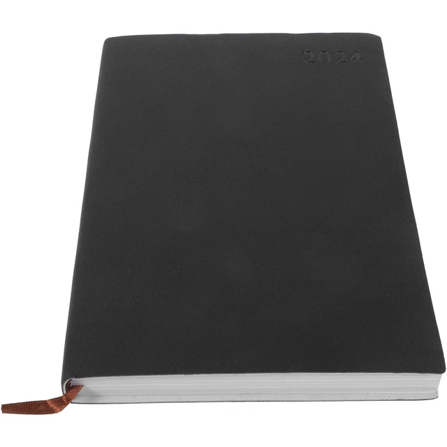 2024-schedule-book-2024-agenda-book-black-notebook-portable-14-86-picclick