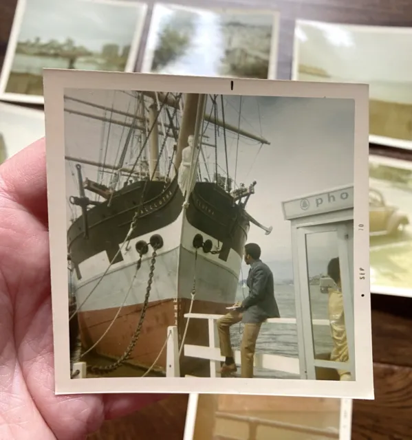 San Francisco 1970 City Attractions African American Couple 20 Vintage Photos