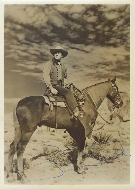 Tragic Actor TIM HOLT Signed Cowboy Photo - Died Young - MAGNIFICENT AMBERSONS