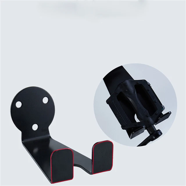 Upgrated Bike Pedal Rack Hook Wall Mount Bracket Hanger Tire Holder Storage Rack 2