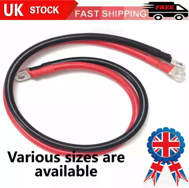 Battery Cable 15/30/50/100mm Pure Copper Battery Leads For Welding Wire Inverter