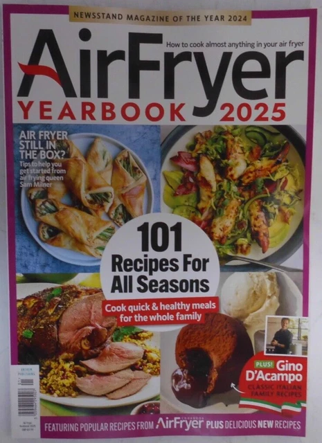 AIRFRYER YEARBOOK MAGAZINE 2025 101 Recipes For All Seasons Cool AirFryer Yearbook Magazine 2025 101 Recipes For All.webp