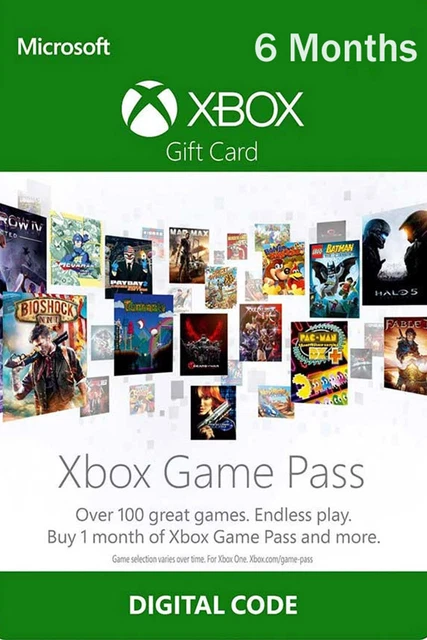Xbox Game Pass 6 mesi - codice digitale download Microsoft Xbox Live - DE