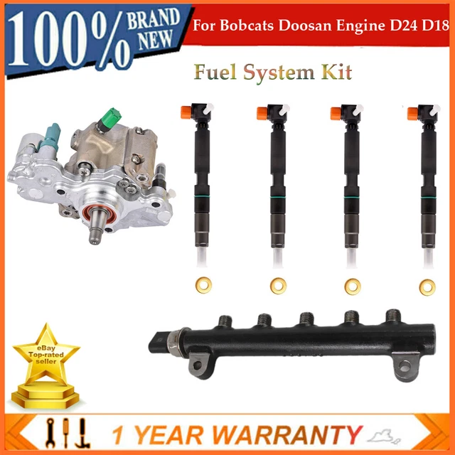 D18 D24 ENGINE Fuel Injector Pump & Common Rail & Injector Kit For