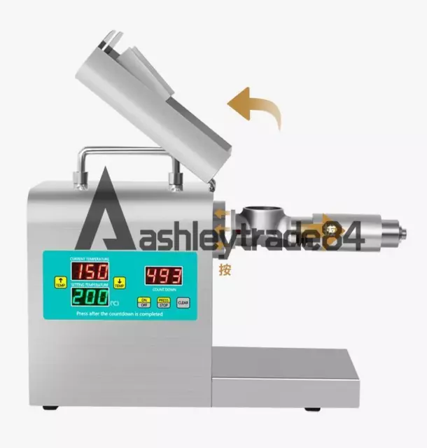 Automatic Oil Press Machine Peanut Cold Hot Seed Oil Extractor TEMP Control 820W