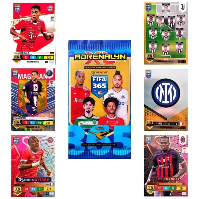 PANINI Carte Adrenalyn XL FIFA 365 2023 244-441 et Momentum aux choix partie 2/2