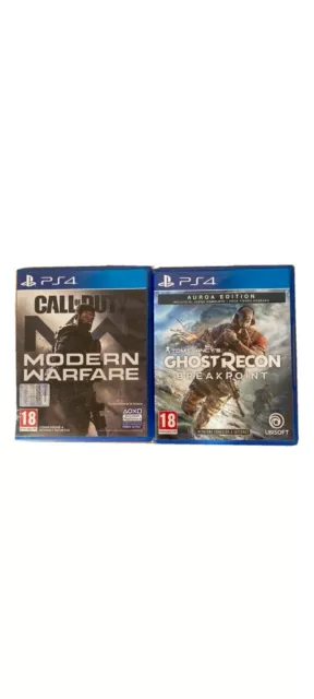 Call of duty -gosth recon- giochi PS4 bundle