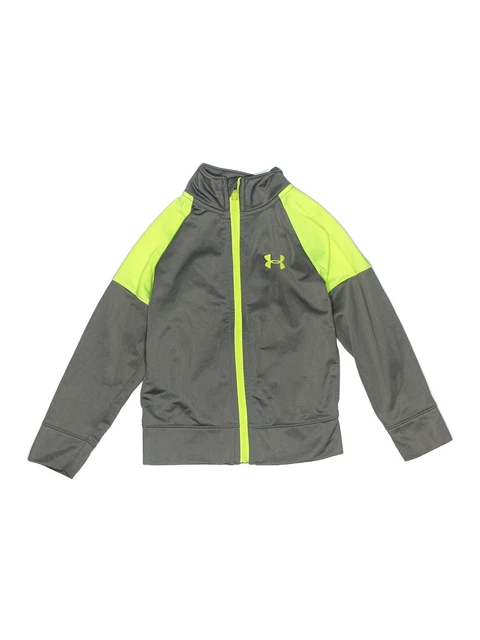Under Armour Girls Gray Track Jacket 4