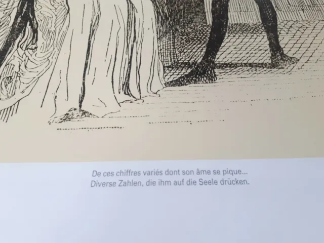 Honore Daumier Die Mediziner hochwertiges Kunstblatt a. einer Sammlung Erbschaft 4