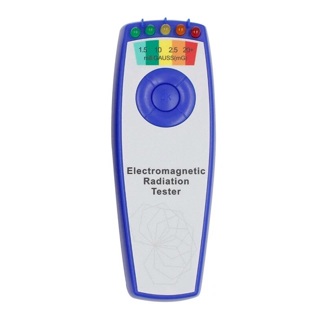 Rilevatore di campo elettromagnetico con 5 LED Misuratore EMF portatile EMF M Y6F8