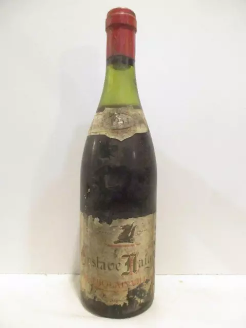 villages gustave naigeon (étiquette abîmée) rouge 1964 - beaujolais