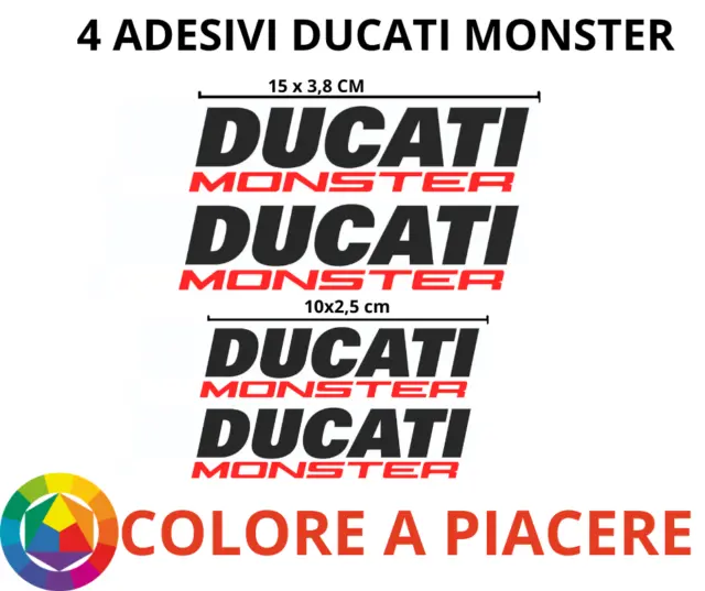 Adesivi Ducati Monster Adesivi Moto - Coppia Adesivi Ducati Monster 696 796
