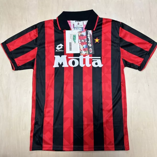 AC Milan 1993/1994 HOME  Football Shirt Maglia Calcio  Motta VAN BASTEN Gullit
