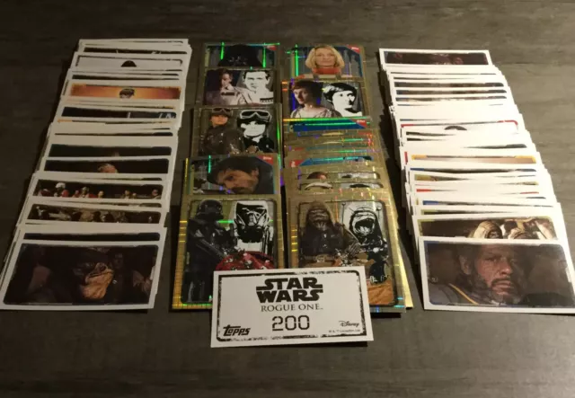 STAR WARS Rogue One 2016 - Lot de 10 Images Stickers Topps (pas Panini)au choix!