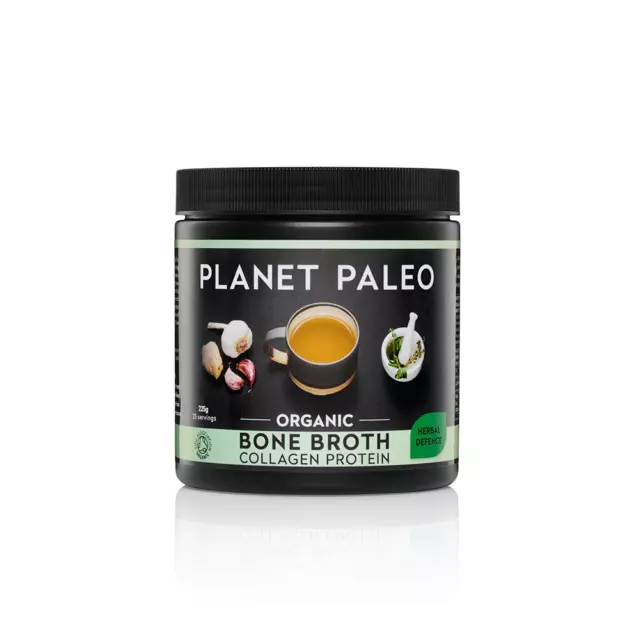 Planet Paleo Bio Knochenbrühe Kollagen Protein Kräuterverteidigung