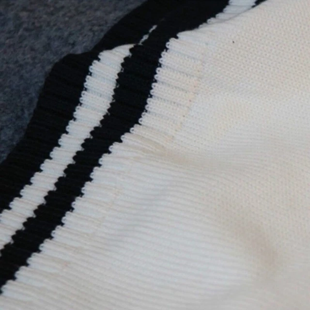 Gilet Sans Manches à Col En V Tricoté Chaud Pour Garçons Et Filles - Style Vintage