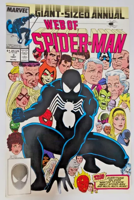1987 Web of Spiderman Annual Issue 3 Marvel Comic Book