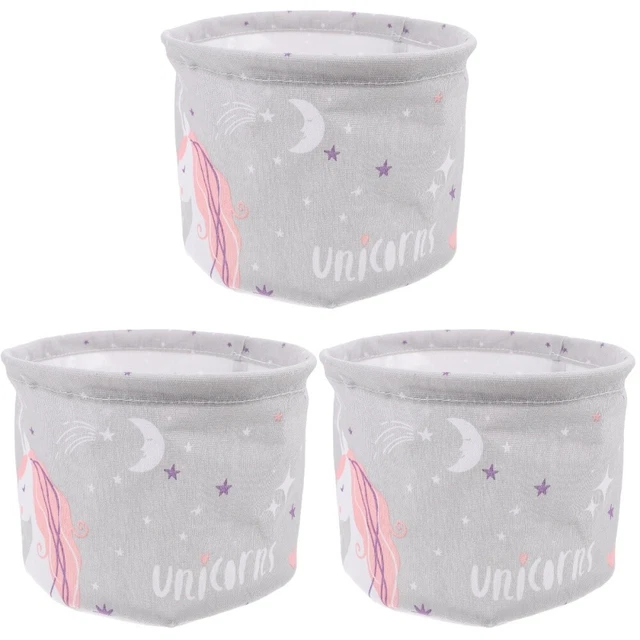 3 piezas cesta de almacenamiento para el hogar Klapper Sundies cesta baño cosmético