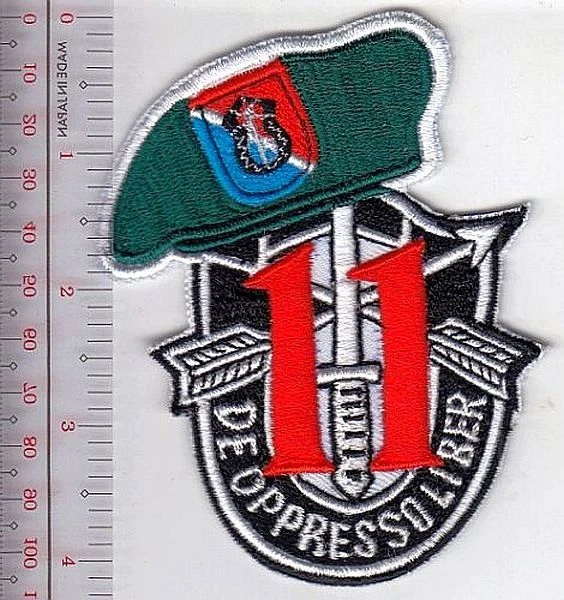 GREEN BERET US Army 11th Special Forces Group Airborne Crest De 