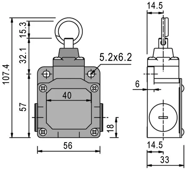 Interrupteur de traction interrupteur de traction de plafond interrupteur de câble interrupteur de cordon de traction porte entraînement de porte 3