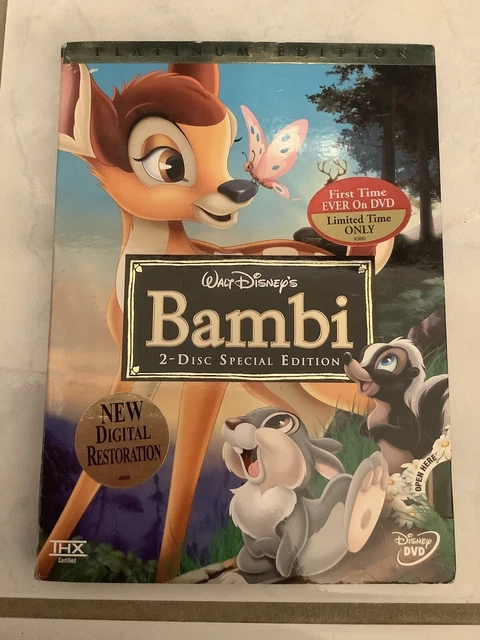 Bambi (DVD, 2005, 2-Disc Set, Special Edition/Platinum Edition)