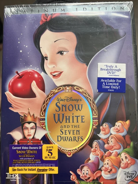 NEW Snow White and the Seven Dwarfs (DVD, PLATINUM 2-Disc Set, Edition)SEALED