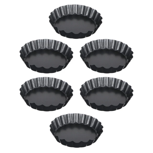 6 pz stencil cerchio ciotola torta all'uovo mini muffin forme cupcake pizza